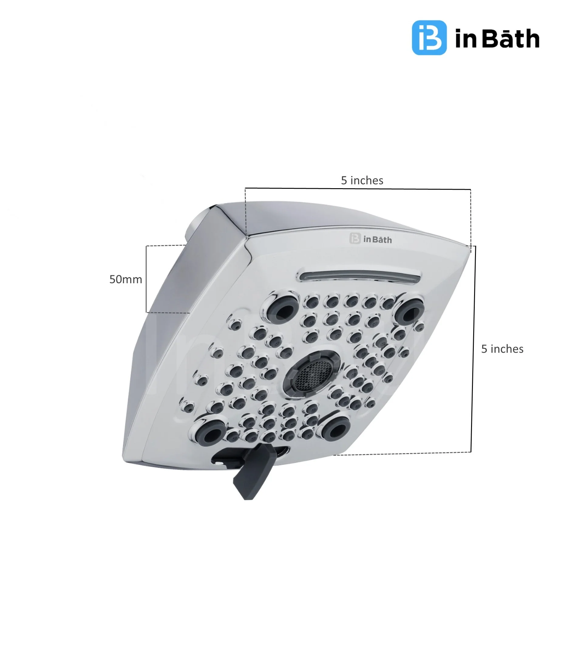 Elevate 5X5 Inches Multi function Shower - Image 2