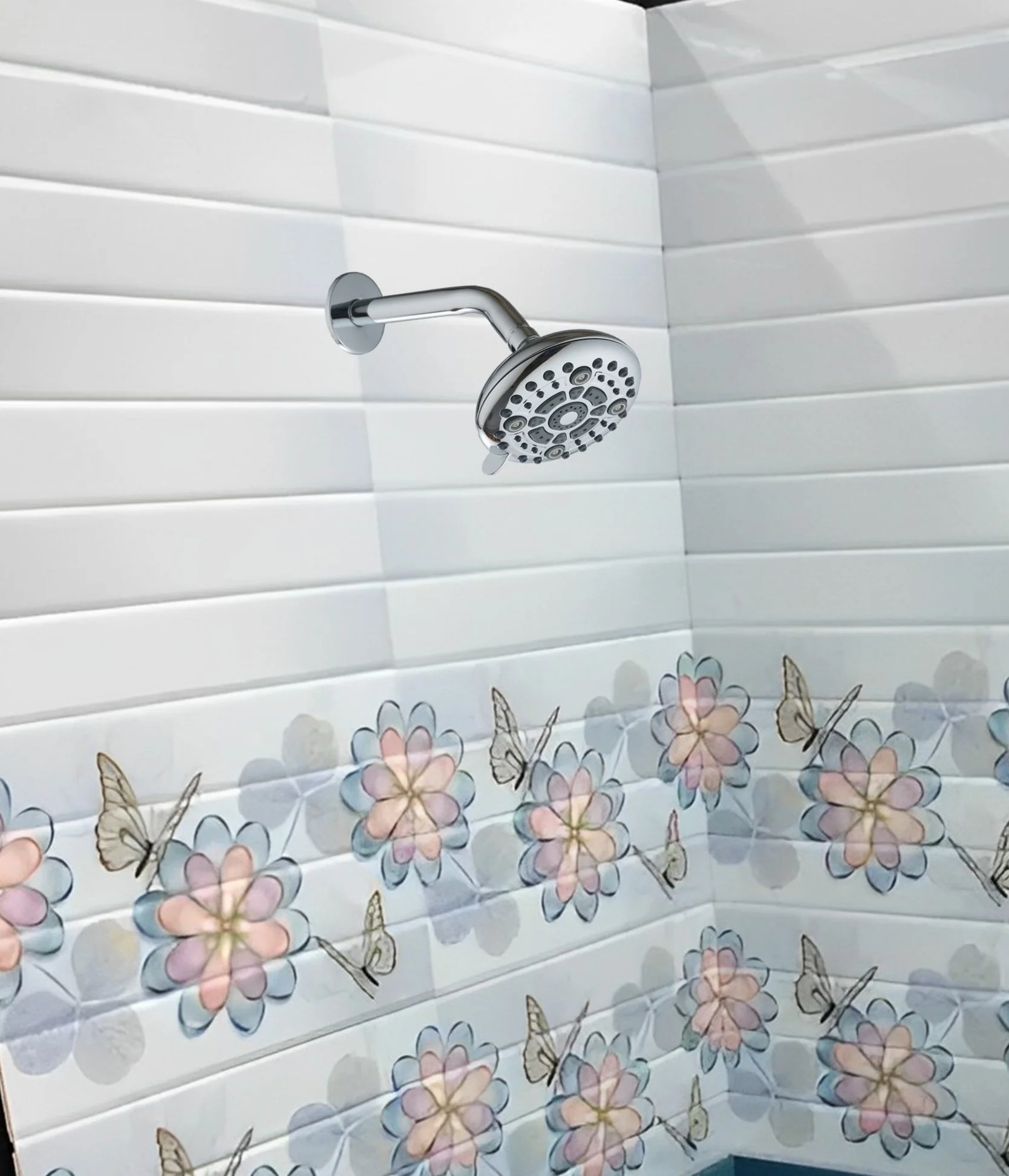 Wiser 6-function Overhead Bathroom Shower - Image 3