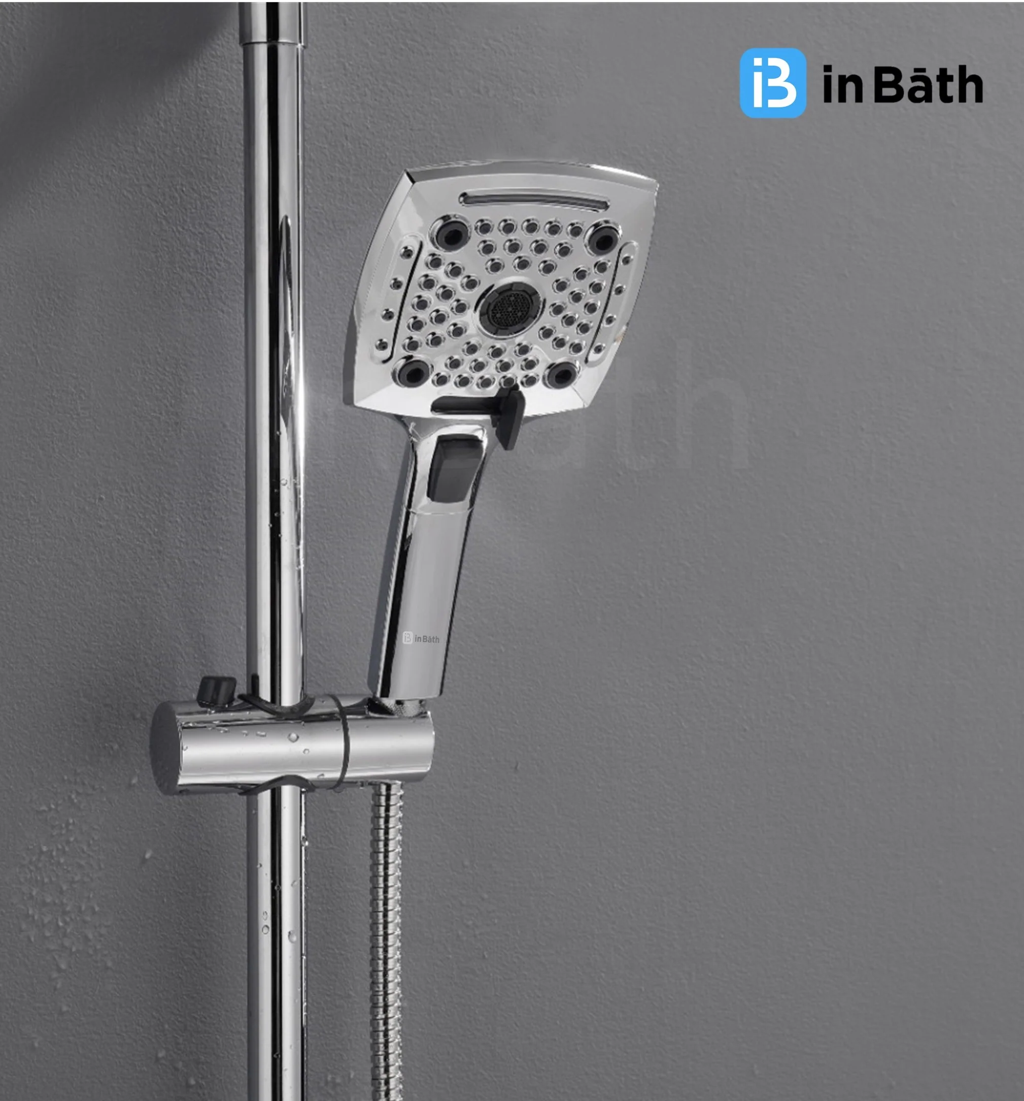 Aviator 5 Flow Hand Shower With 1.5 Mtr SS Pipe & Hook - Image 3