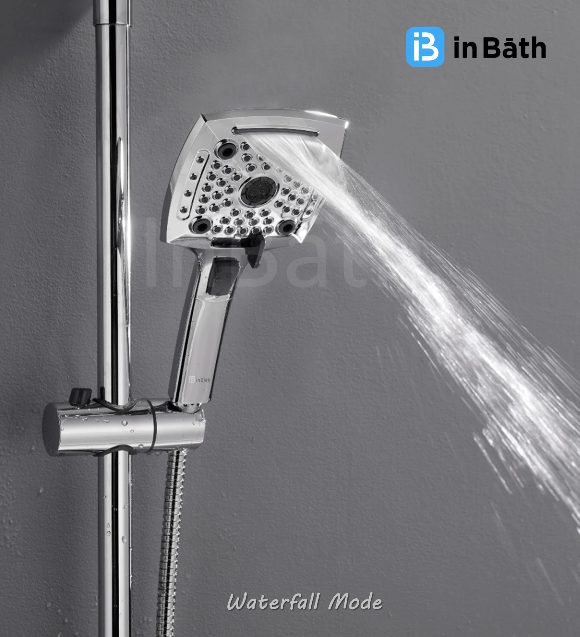Aviator 5 Flow Hand Shower With 1.5 Mtr SS Pipe & Hook - Image 4