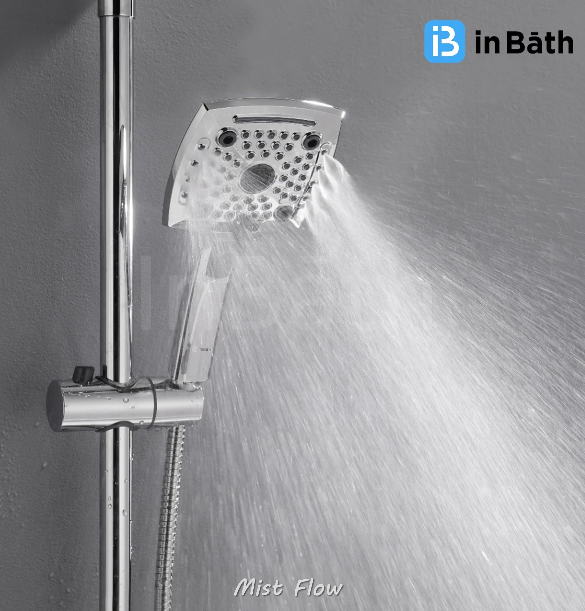 Aviator 5 Flow Hand Shower With 1.5 Mtr SS Pipe & Hook - Image 5