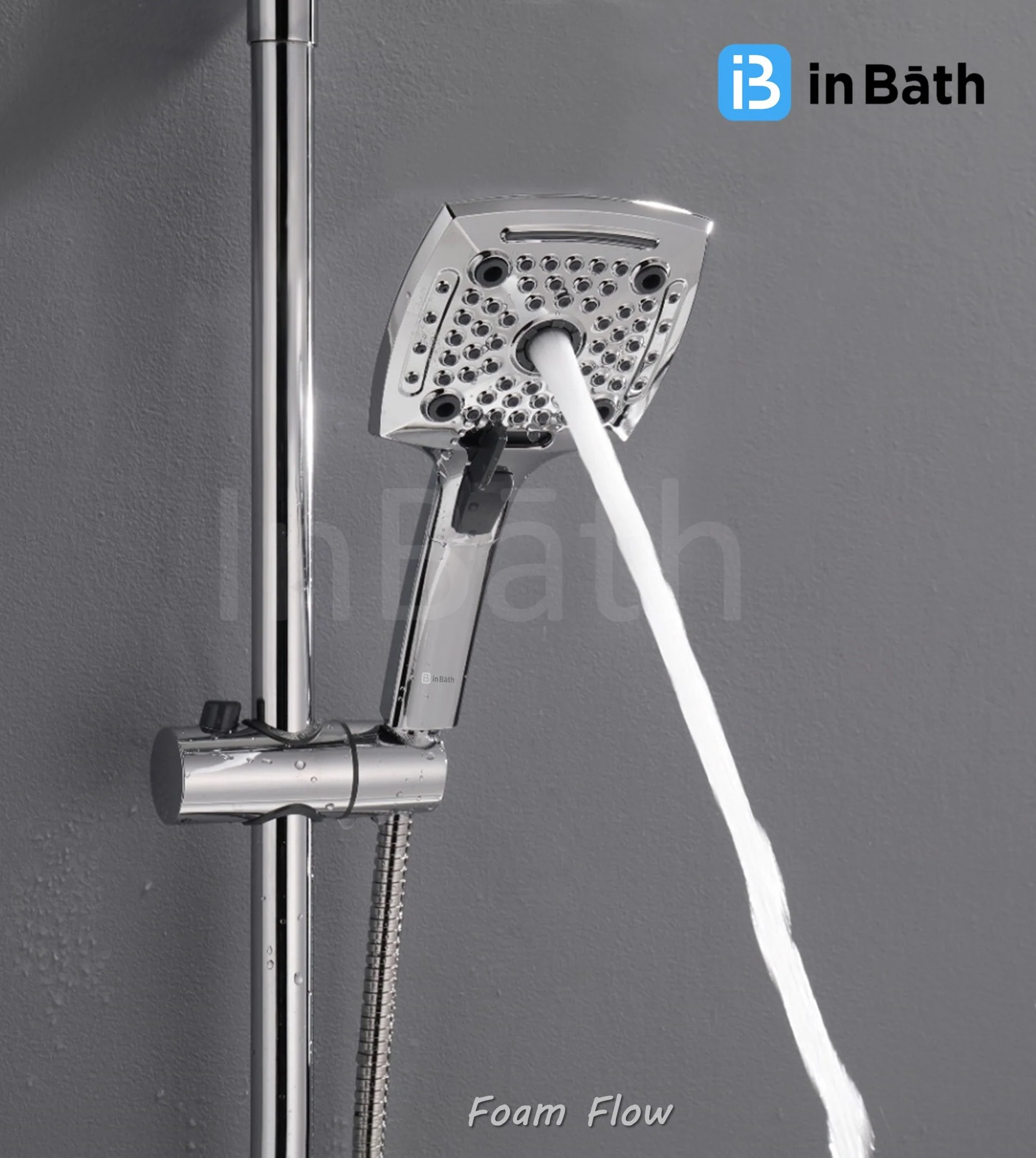 Aviator 5 Flow Hand Shower With 1.5 Mtr SS Pipe & Hook - Image 7