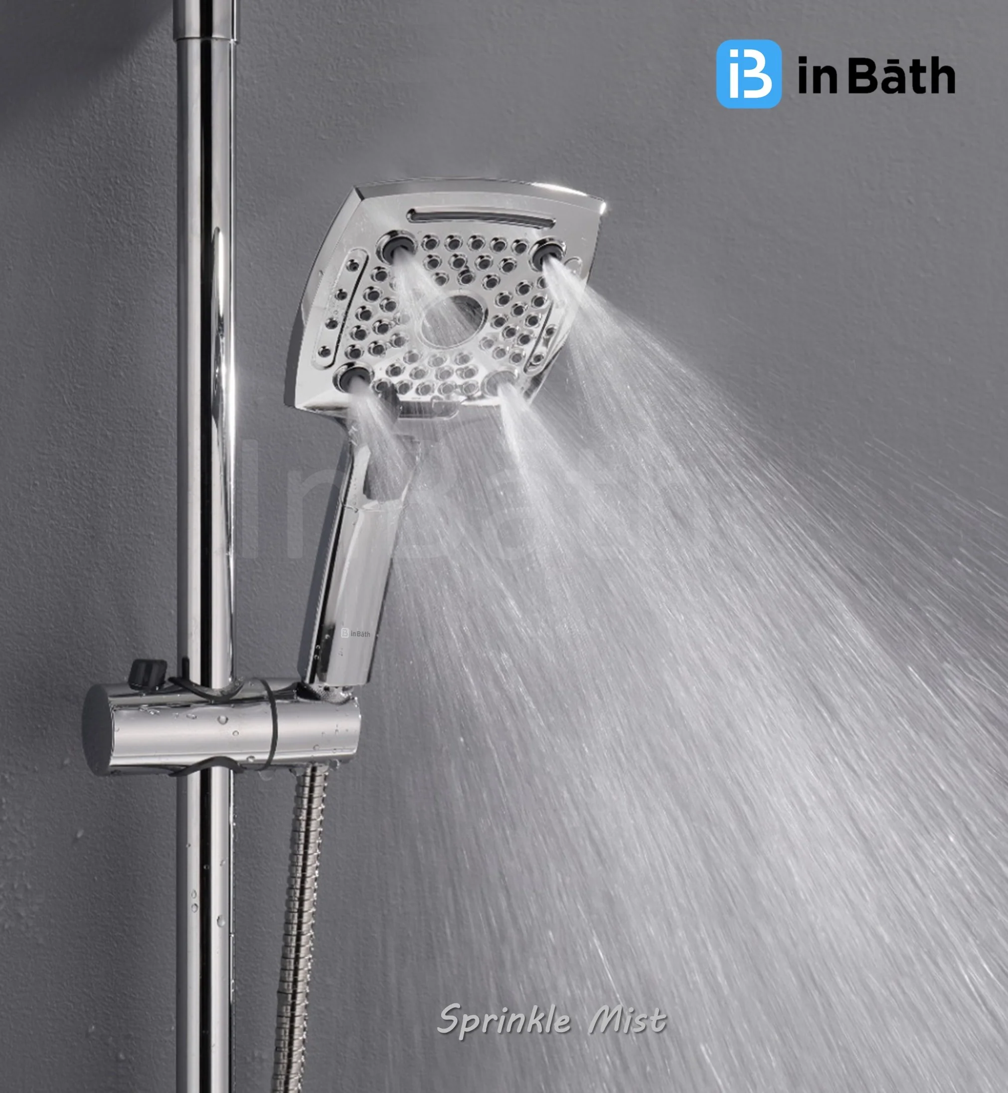 Elevate 5 Flow Hand Shower Without SS Pipe & Hook - Image 8
