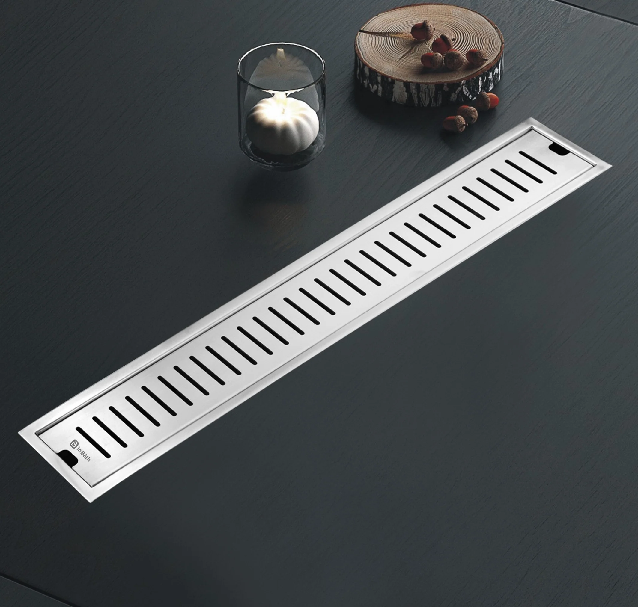Elite Classic Shower Drain Channel with Collar (SS 304) - Image 2