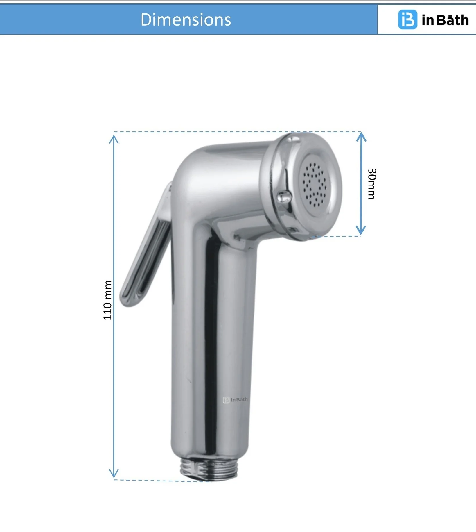 Milli Health Faucet with SS Flexible Pipe & Hook - Image 3