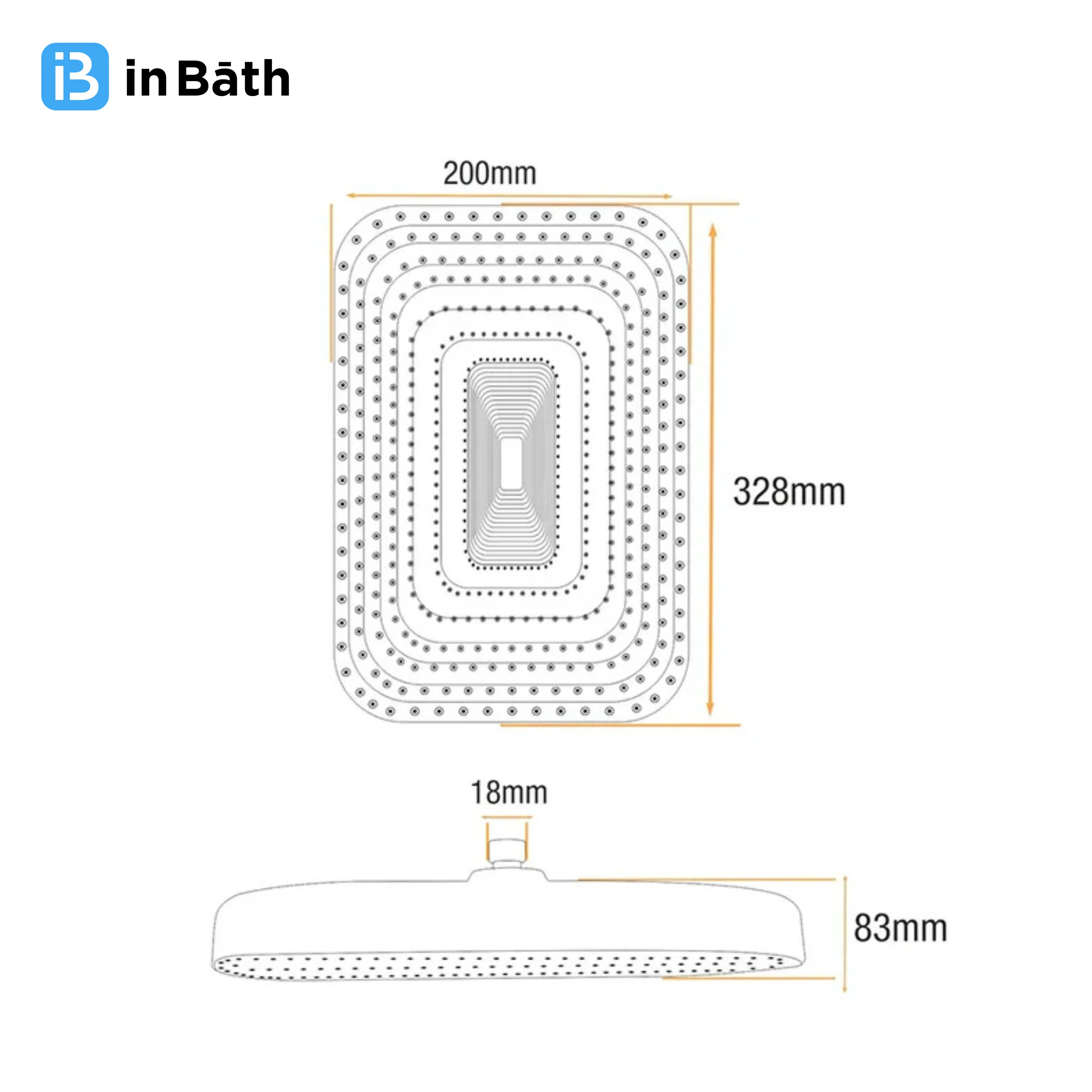 Spykar 13x8 Inches Overhead Shower - Image 5