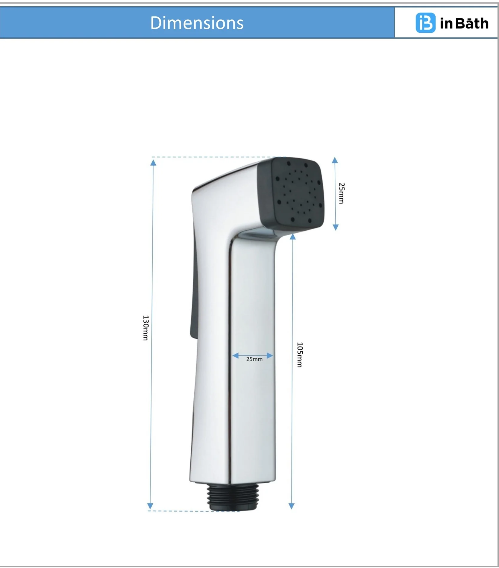 Linea Health Faucet With SS Pipe and Hook - Image 2