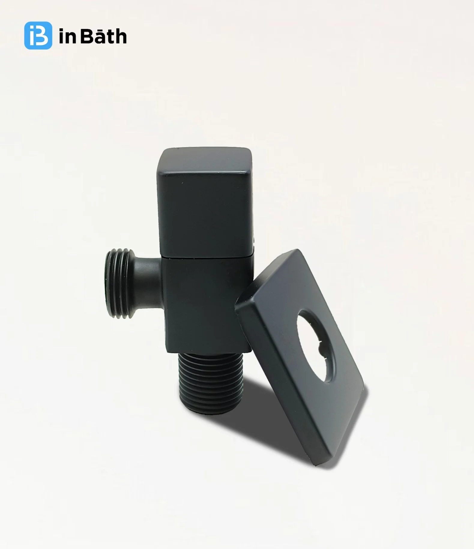 Black Square Angle Valve For Bathroom & Kitchen - Image 4